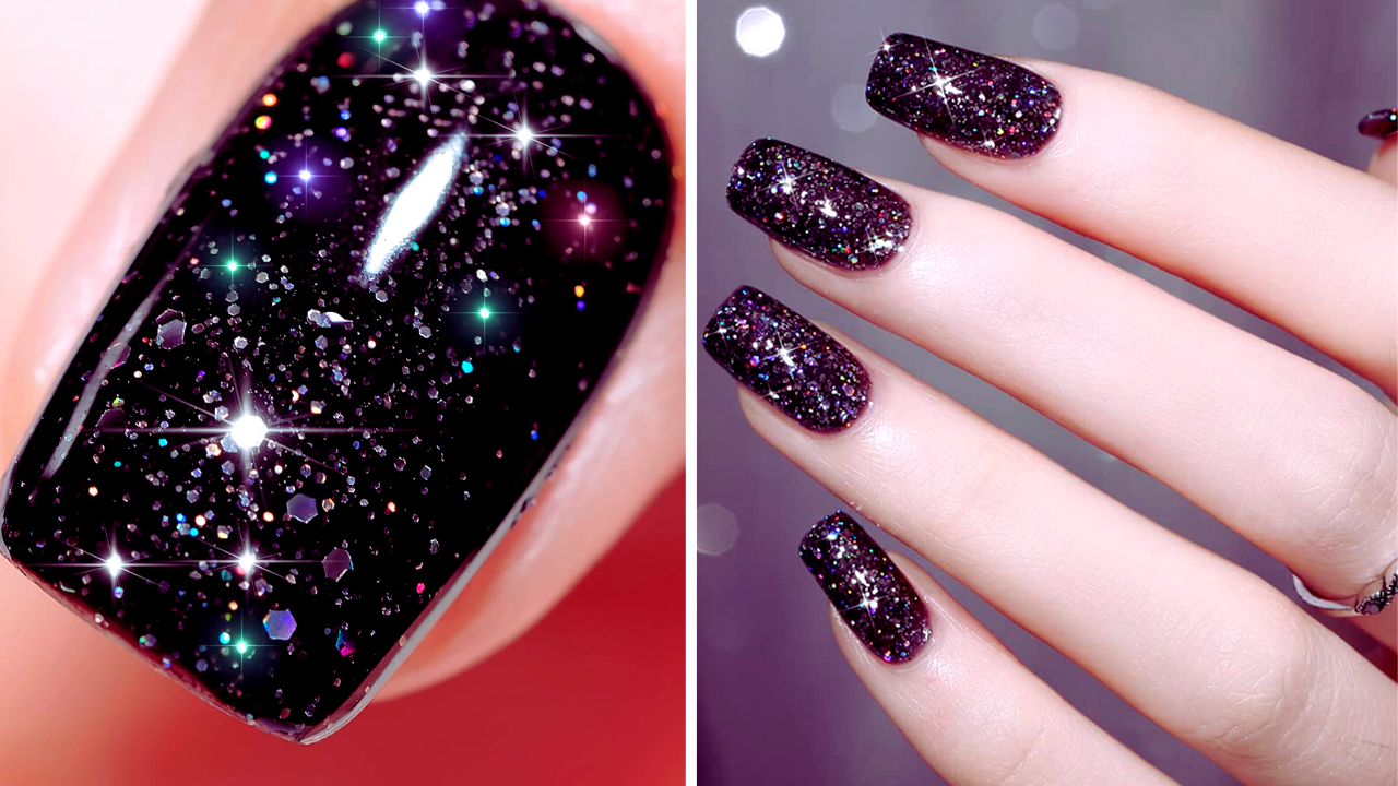 Does black glitter nail polish chip easily