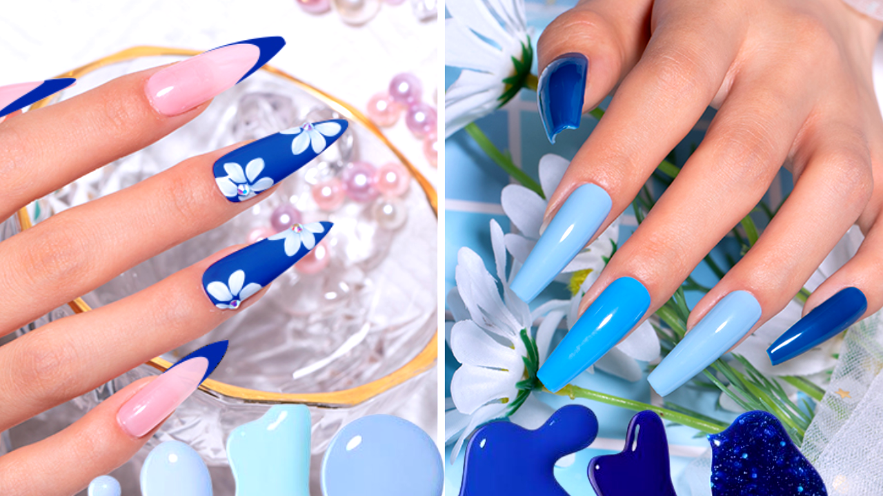 Is blue gel nail polish suitable for all seasons