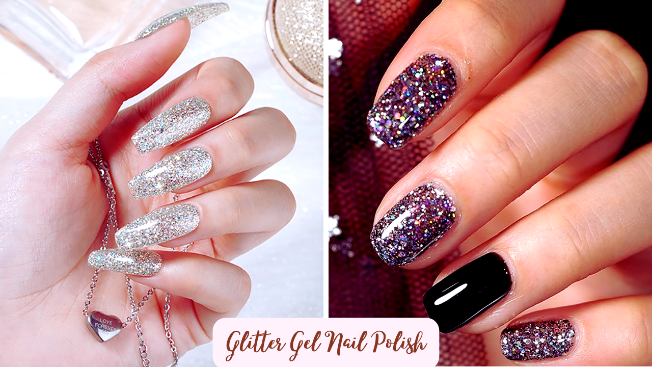 What are the benefits of glitter nail polish