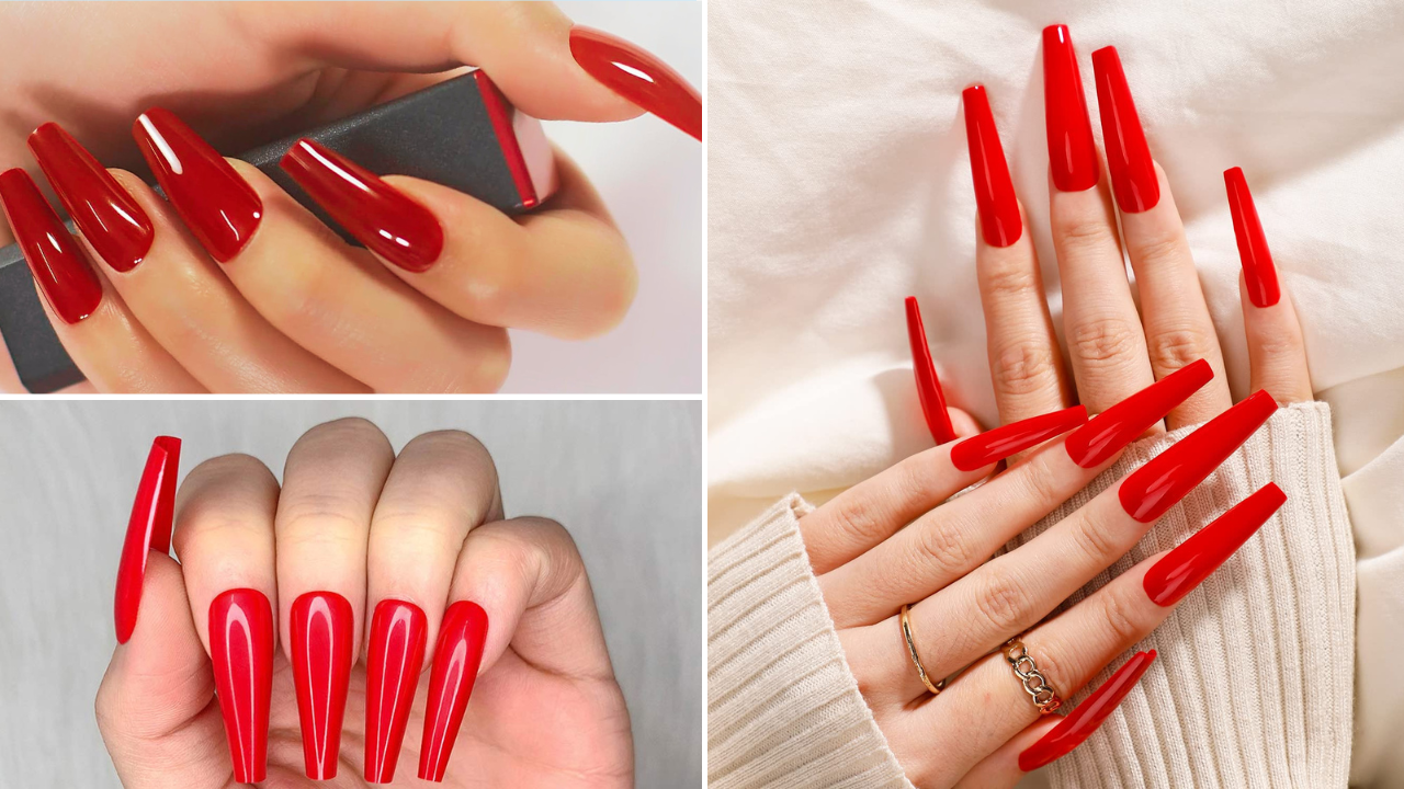 Top 5 Coffin Red Nails for a Stunning Manicure