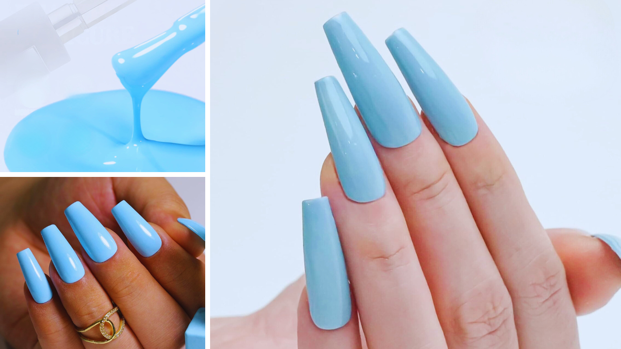 Is Light Blue Nail Polish Trending?