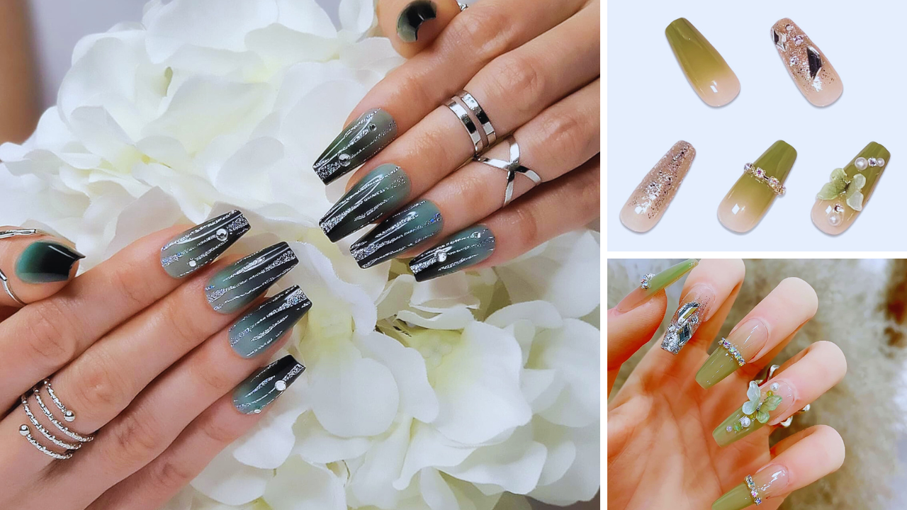 5 Stunning Green Coffin Nails You Need to Try - Nail Art Ideas and Tips