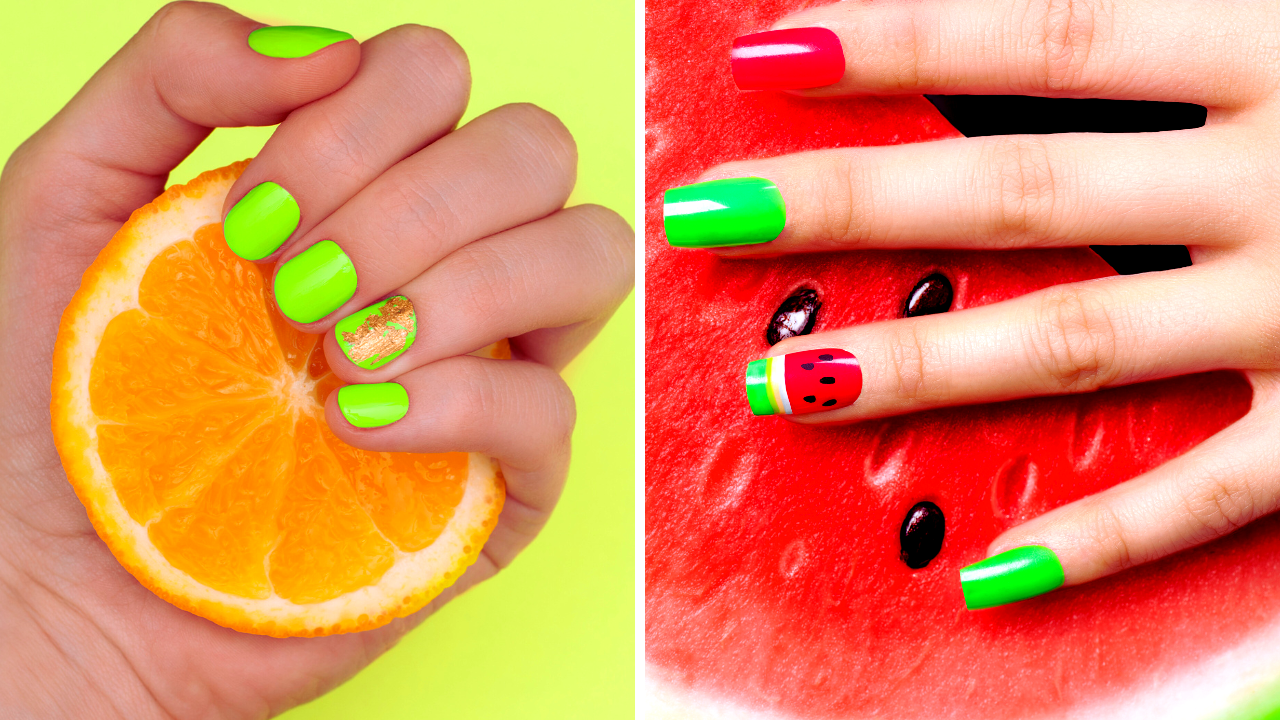 neon gel nail polish