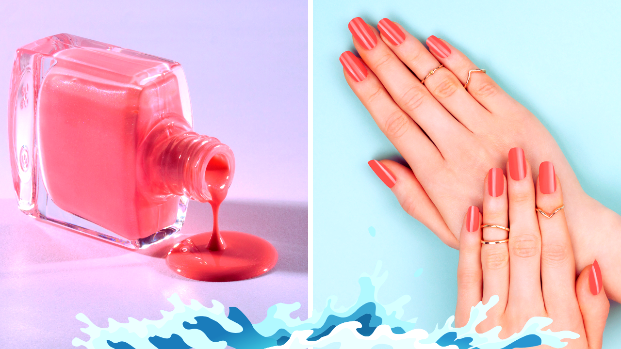 coral nail polish