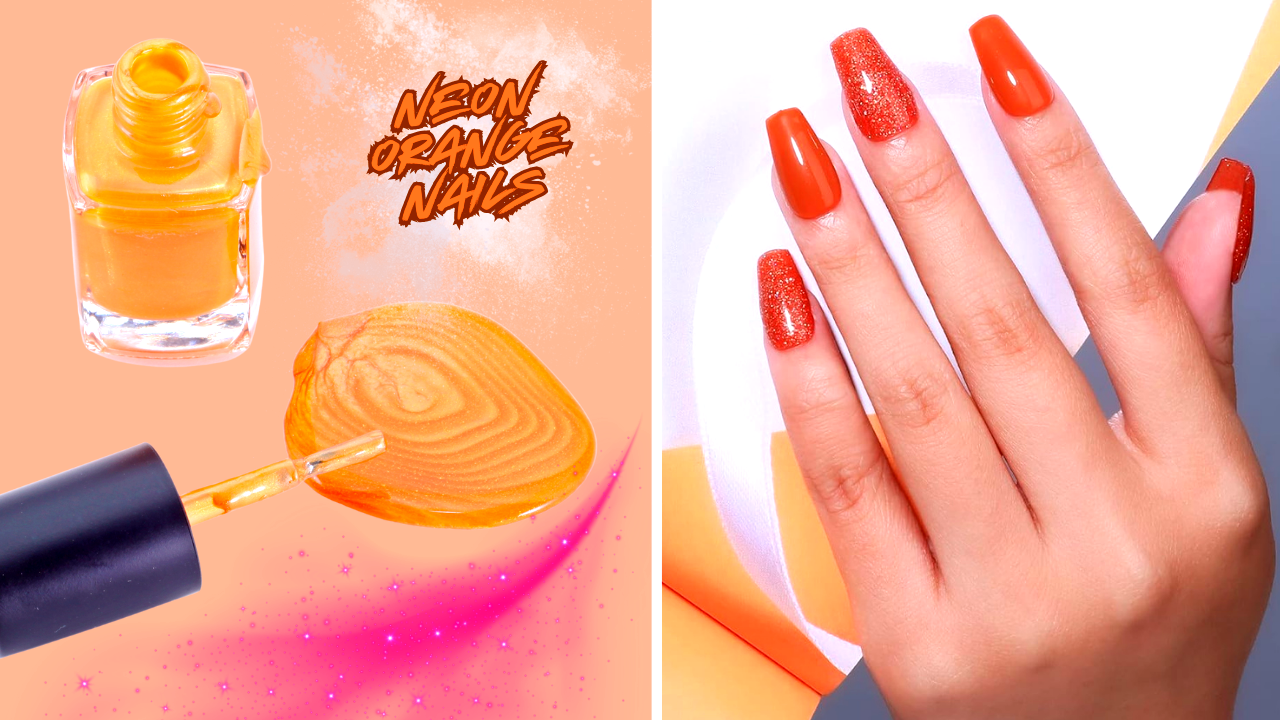 Is neon orange a good nail color