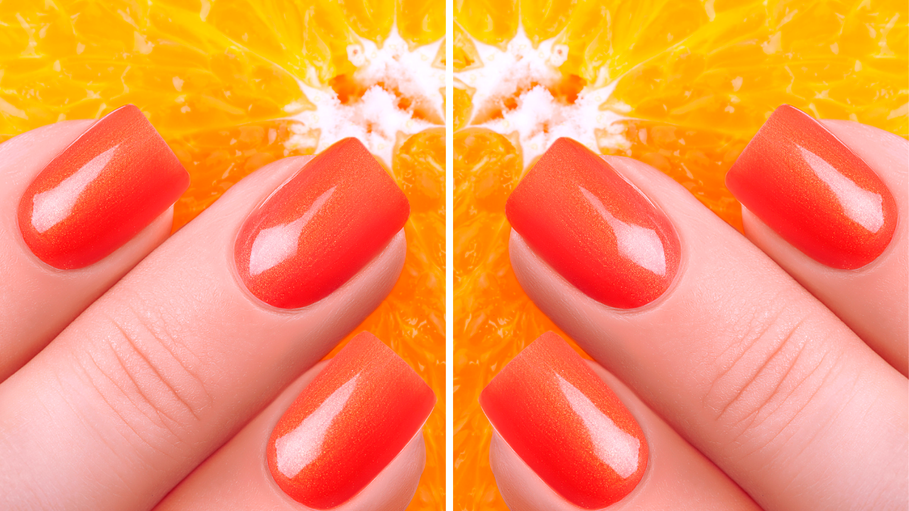 Can I wear neon orange nails with other nail colors