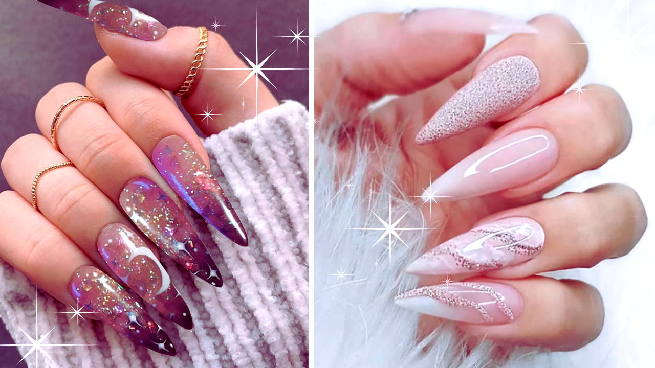 How can I achieve stunning ombre stiletto nails