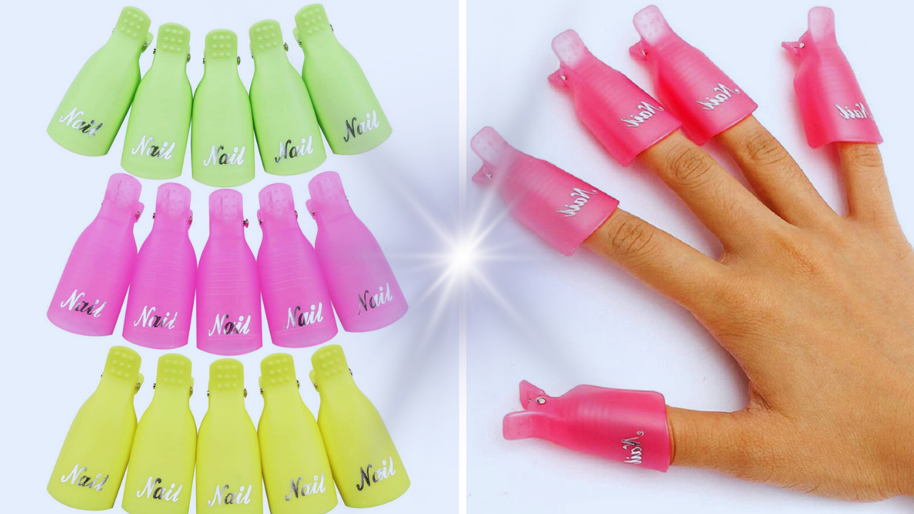 nail polish remover clips