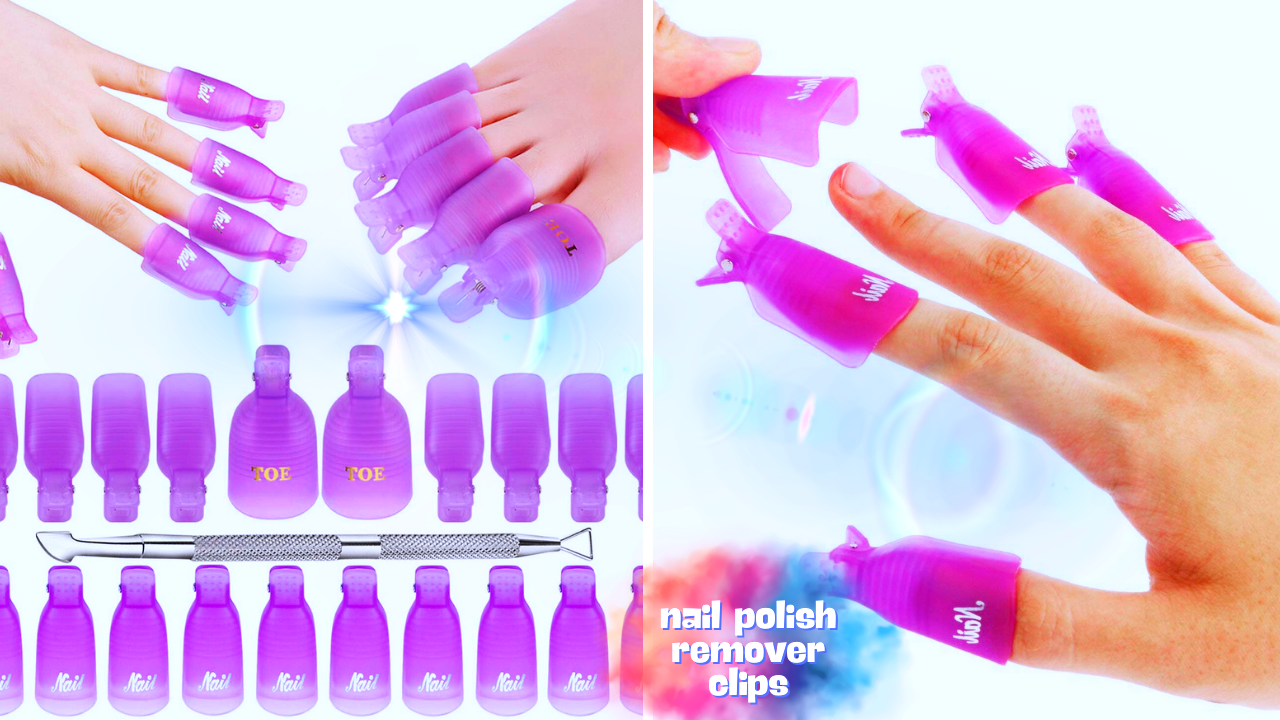 nail polish remover clips