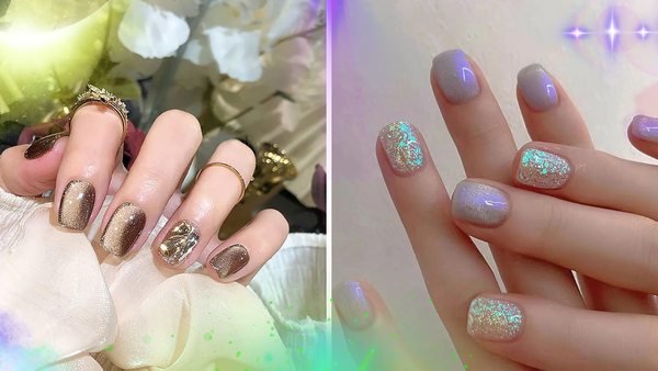 What Are Short Glitter Nails?