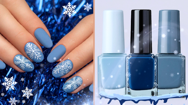 What Are the Best Winter Blue Nail Polish Shades?